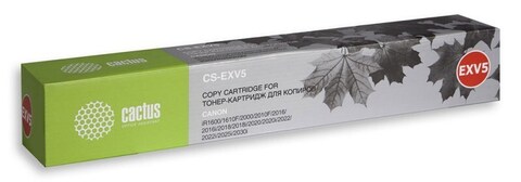 Картридж лазерный Cactus CS-EXV5 C-EXV5 черный (7850стр.) для Canon IR 1600, 1605, 1610, 1630, 1670, 2000, 2010