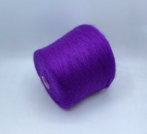FILCOM (пр.Италия), art.Aurora, 850м/100 гр. 70% Суперкидмохер 30%Шелк , цвет-Насыщенно-фиолетовый  арт-31265
