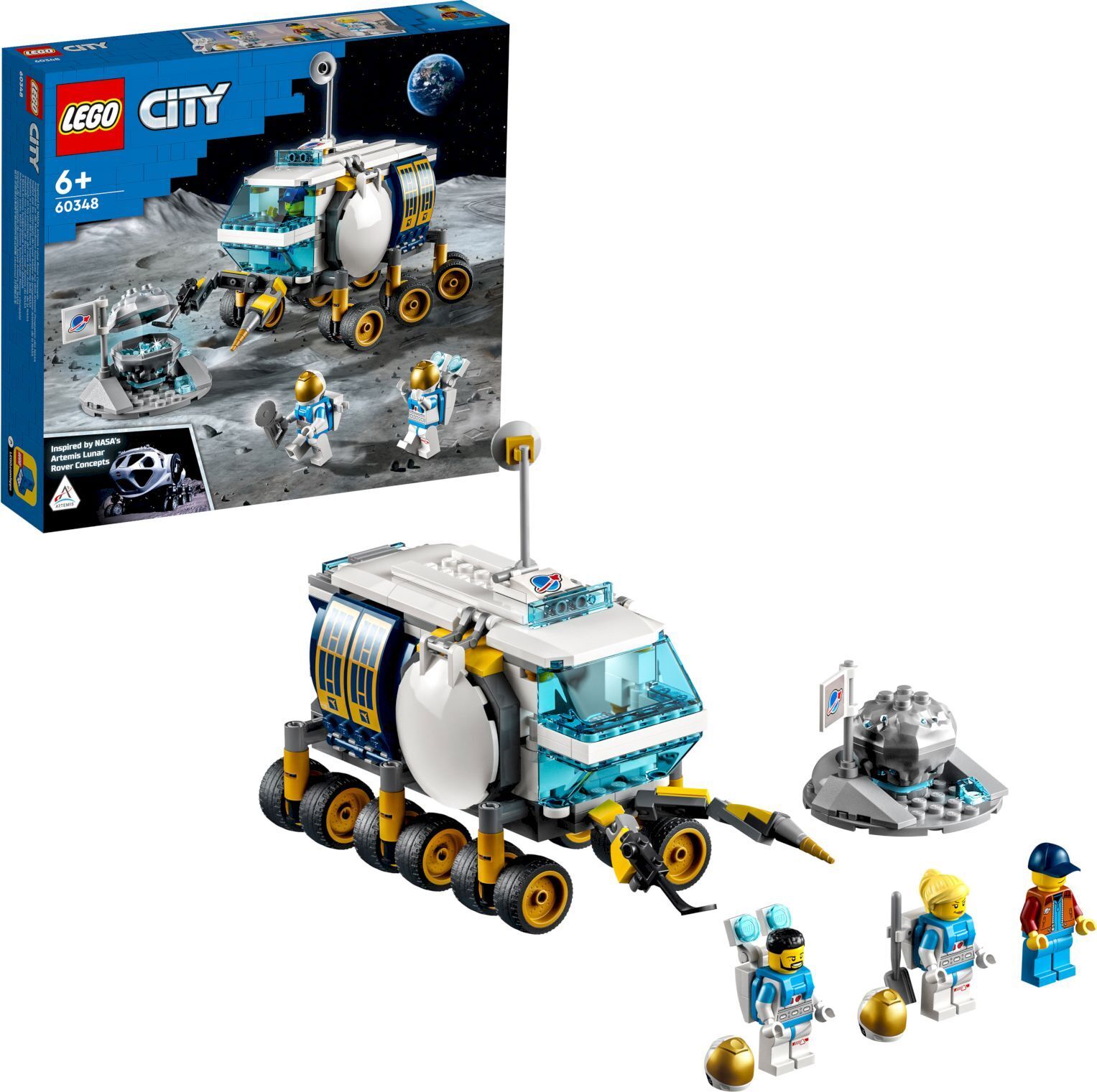 Конструктор LEGO City Space Port 60348 Луноход купить в Москве | Доставка  по России.