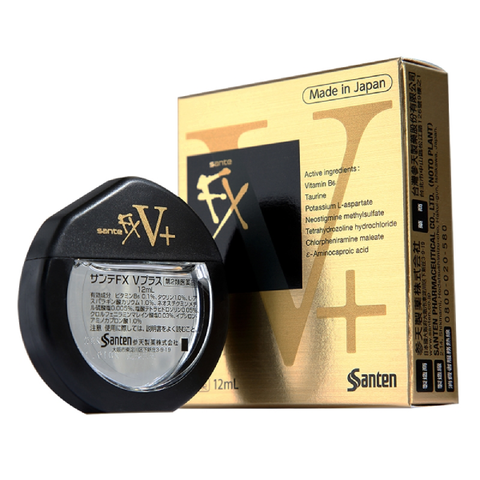 Японские капли для глаз Santen FX Gold V+, 12 мл