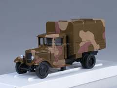 ZIS-5 Military with awning camouflage LOMO-AVM 1:43