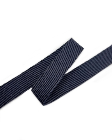 Репсовая лента , цвет: сине-серый , ширина: 15 мм