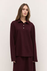 Поло с винтажными пуговицами