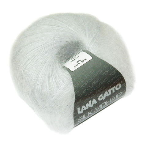 Пряжа Lana Gatto Silk Mohair 6033 жемчуг