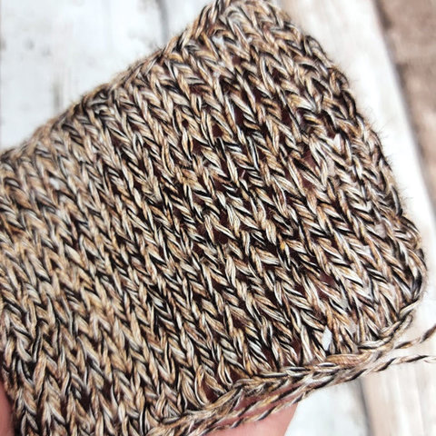 Смесовка со льном и хлопком MILLEFILI для MISSONI 550 бежево-черный, мулине