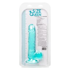 Голубой фаллоимитатор Size Queen 6