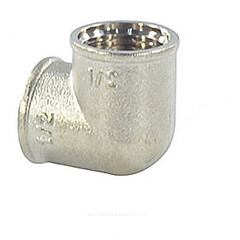 Угольник латунь никель Ду 15 (1/2") ВР/ВР VALFEX VF.090.N.012