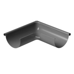 Внешний угол желоба 90 Stal Premium, графит