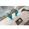 AT2702Aquamarin-H Напольная раковина с техническим отверстием для монтажа у стены