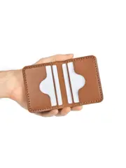 Картхолдер "4 кармана" Коньячный