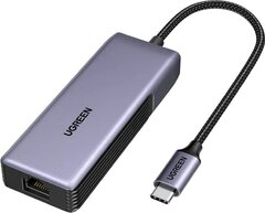 Адаптер  UGREEN CM848 (35921) USB-C to RJ45 5GbE Adapter, серый космос