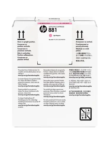 Картридж HP 881 CR336A 5-Ltr Light Magenta Latex Ink Cartridge для HP Latex 1500/3000/3100/3200/3500