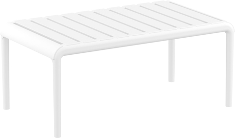 Столик пластиковый журнальный Siesta Contract Paris Lounge Table, белый