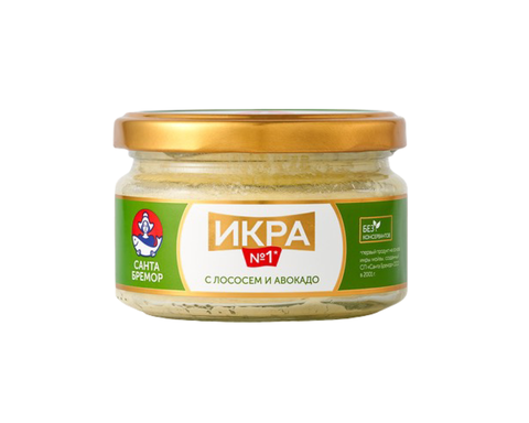 СБ Икра деликат с лососем и авокадо 180гр