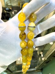 Мусульманские четки из натурального янтаря