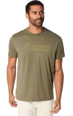 Теннисная футболка Asics Logo Short Sleeve - mantle green