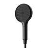 Sancos SC6001MB Душевая лейка, кнопочное управление, D=130 мм, 3 режима, черный матовый