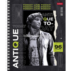 Тетрадь А5 96л клетка 