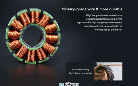 T-Motor AT2317 KV880 длинный вал