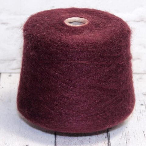 Кидмохер на полиамиде PURA LANA ITALIA / MARZIA 900 бордовый