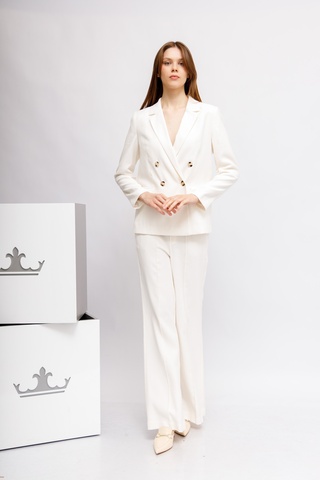 Oui Костюм двубортный летний с брюками