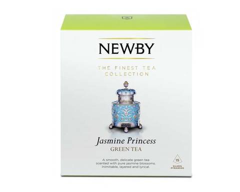 Чай зеленый в пирамидках Newby Jasmine princess, 15 пак/уп