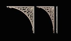 Силиконовый молд № 2059 Набор угловых + элементы в подарок