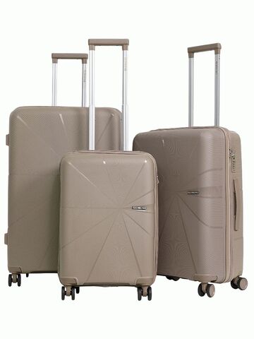 Чемодан Redmond полипропилен Светло-бежевый ручная кладь (S) 55х22х37 см/2,4 кг