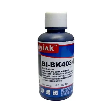 Чернила для CANON PG-40Bk, PG-50Bk, PGI-5Bk (100мл,black,Pigment) BI-BK403 EverBrite™ MyInk