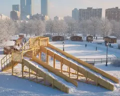 Зимняя горка Савушка Зима Wood 7