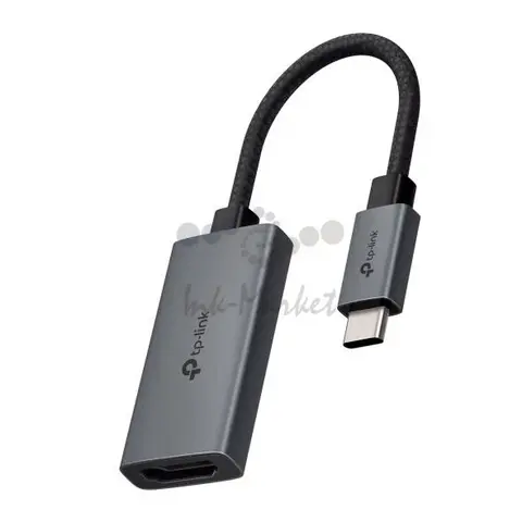 Переходник TP-Link UA520C USB Type-C (m) HDMI (f) 0.1м серый/черный (коробка) (упак.:1шт)