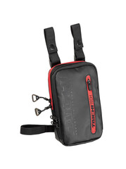 Сумка на бедро Taichi BELT POUCH Black Red, 1.9L