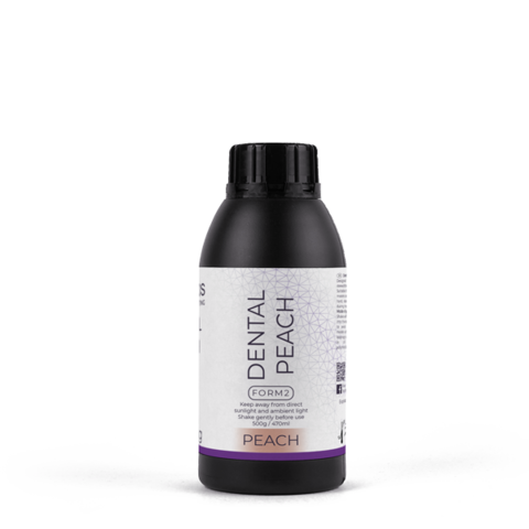 Фотополимер HARZ Labs Dental Peach Form2, персиковый (0,5 кг)