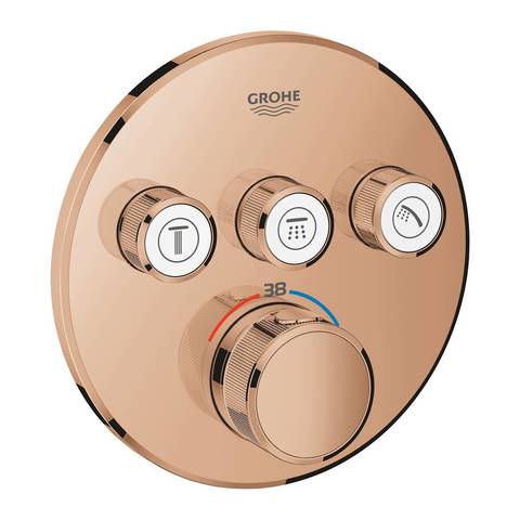 Термостат для душа встраиваемый на 3 потребителя Grohe Grohtherm SmartControl 29121DA0