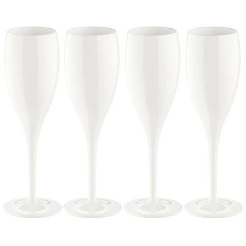 Набор бокалов для шампанского 4 шт Superglas CHEERS NO. 1, 100 мл, белый
