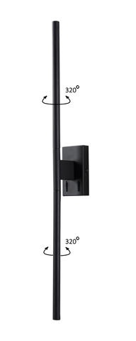 Настенный светодиодный светильник Crystal Lux LARGO AP12W BLACK