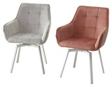 фото 5 Стул MAVERICK 360 град. поворот. BLUVEL-03 LIGHT GREY, велюр/ белый каркас, М-City на profcook.ru