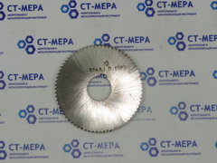 Фреза отрезная по металлу 80х3х22мм. z=72 Р6М5 без фаски с ш/п