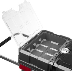 ЗУБР МЕГАБОКС-24, 616 х 378 х 415 мм, (24?), пластиковый ящик-тележка для инструментов, Профессионал (38133-24)