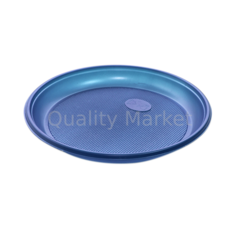 Тарелка 165 мм б/с (синяя, красная, зеленая) ИнтроПластик (24уп/100шт/2400шт)