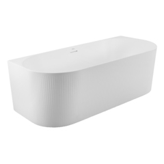 BelBagno BB412-1700-800-MATT Акриловая ванна, пристенная, белая матовая фото