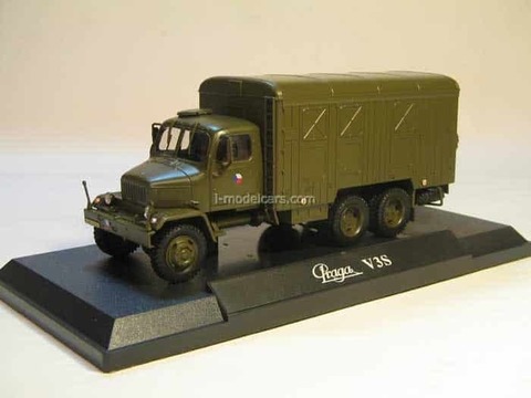 Praga V3S Panel Van 1953 green Abrex 1:43