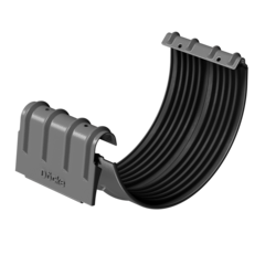 Соединитель желобов Stal Premium, графит