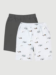 Шорты удлиненные Mjölk Кемпинг/Steel Grey, сет 2 шт.