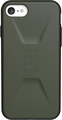 Чехол Uag Civilian для iPhone SE (2020) оливковый (Olive Drab)