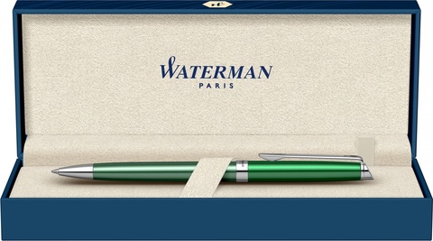 Шариковая ручка Waterman Hemisphere French riviera CHATEAU VERT в подарочной коробке123