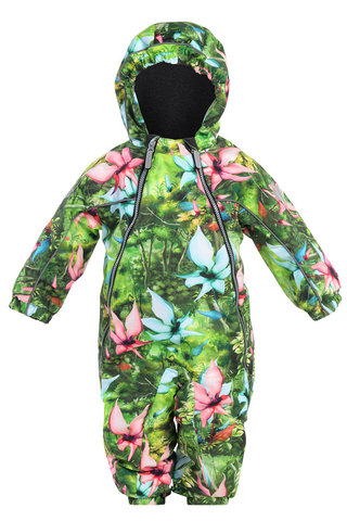 Весенний комбинезон "Лилии" для девочки с 2 молниями AMADEO