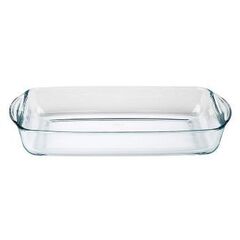 Форма для выпечки стекло , 19,5х35х5 см, 2 л, прямоугольная , Borcam 59006