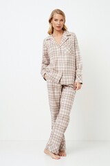 Пижама женская со штанами ARUELLE ELSIE_Бежевый