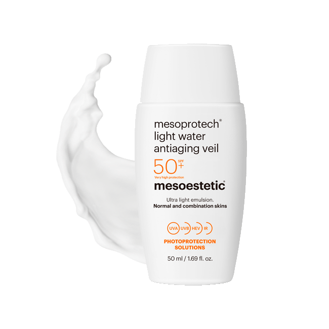 MESOESTETIC Mesoprotech Light Water Antiaging Veil SPF50+ Ультралегкая солнцезащитная эмульсия